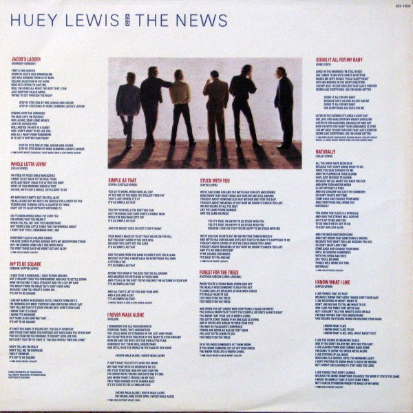 Huey Lewis And The News - Fore! Vinyl Record