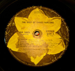 Chris Farlowe - The Best Of Chris Farlowe (Of Atomic Rooster) Vinyl Record