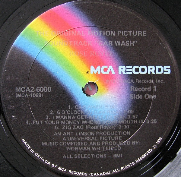 Norman Whitfield - Car Wash (Original Motion Picture Soundtrack) - 1976