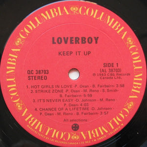 Loverboy - Keep It Up Vinyl Record