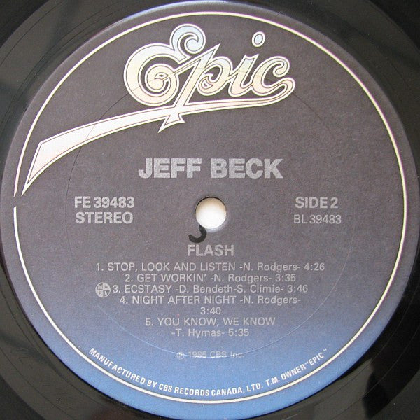 Jeff Beck - Flash - 1985