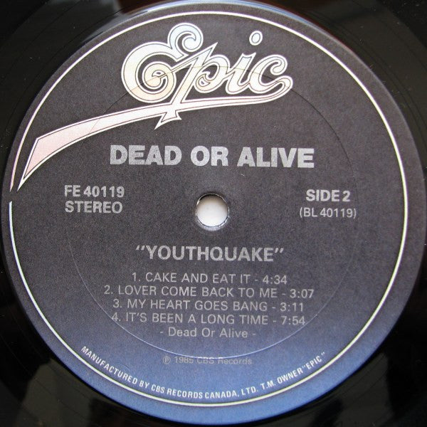 Dead Or Alive - Youthquake - 1985
