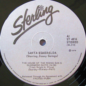 Santa Esmeralda Starring Jimmy Goings - The House Of The Rising Sun - 1978