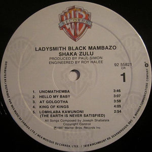 Ladysmith Black Mambazo - Shaka Zulu - 1987