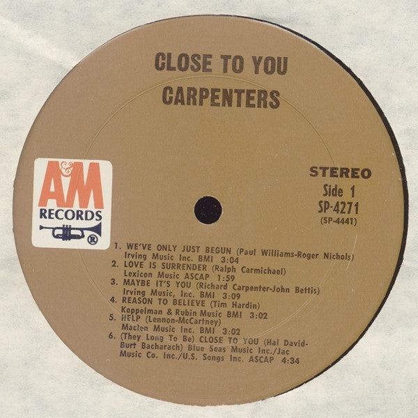 Carpenters - Close To You