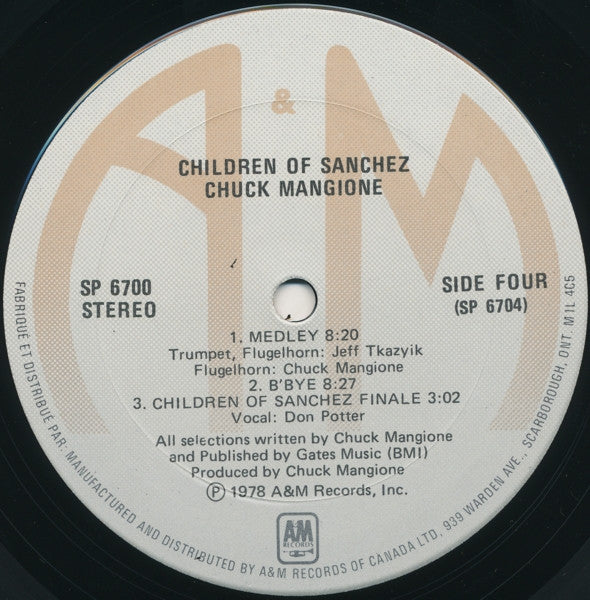 Chuck Mangione - Children Of Sanchez - 1978
