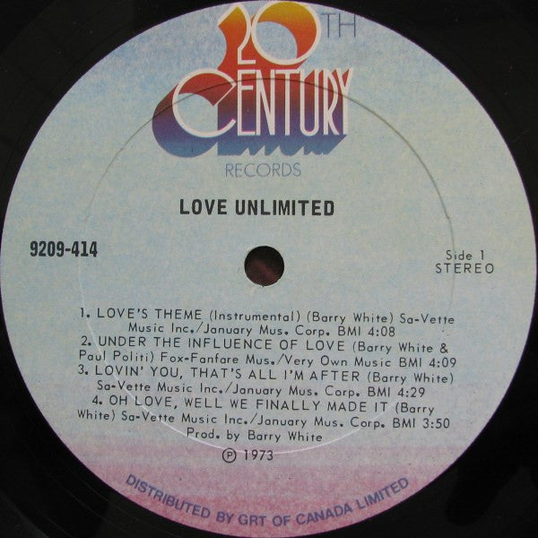 Love Unlimited - Under The Influence Of...  Love Unlimited - 1973