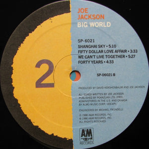 Joe Jackson - Big World - 1986