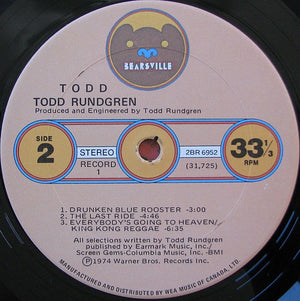 Todd Rundgren - Todd - 1974