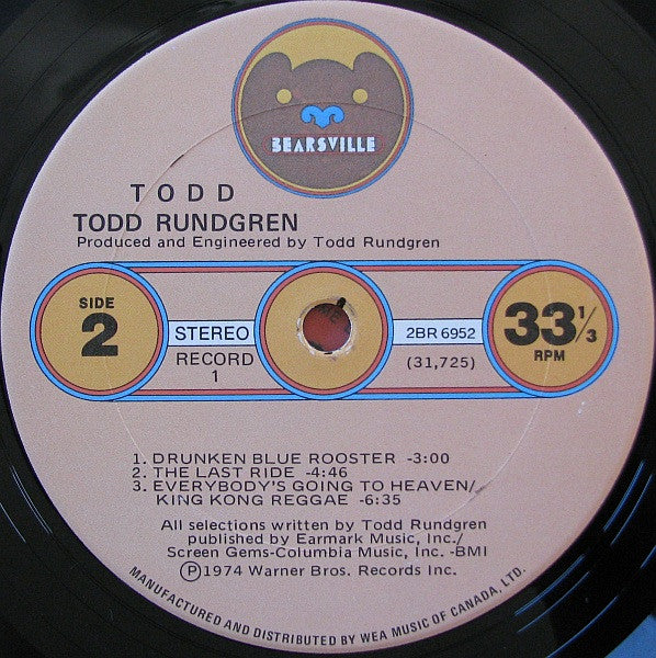 Todd Rundgren - Todd - 1974