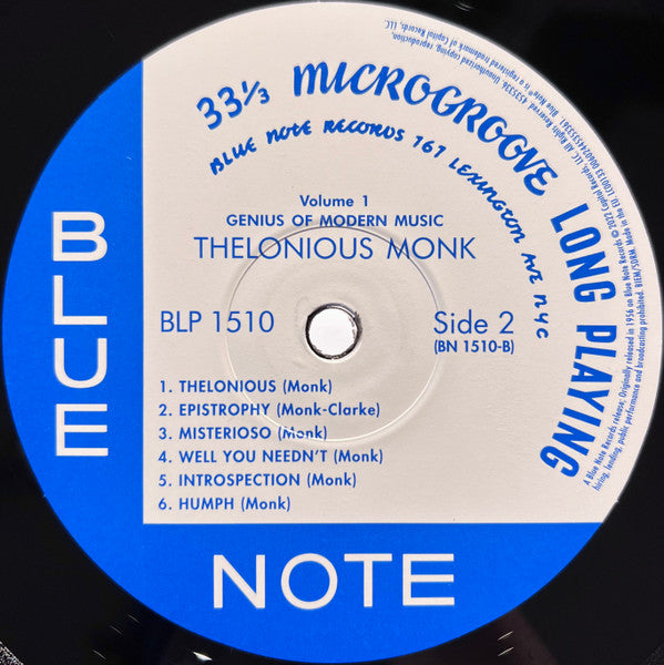 Thelonious Monk - Genius Of Modern Music (Volume One)