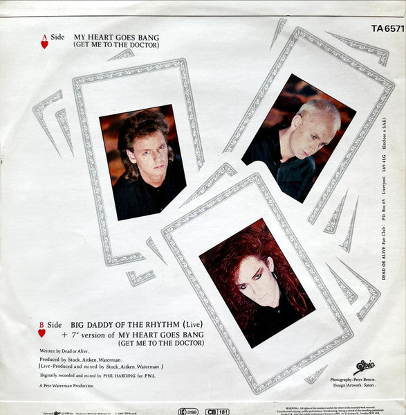 Dead Or Alive - My Heart Goes Bang (Get Me To The Doctor) - 1985