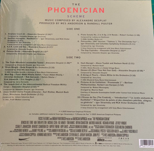 Various - The Phoenician Scheme (Original Soundtrack) 