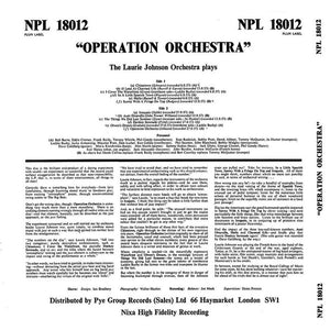 The Laurie Johnson Orchestra - Operation Orchestra