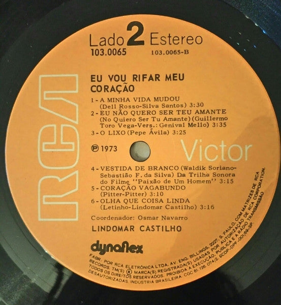 Lindomar Castilho - Eu Vou Rifar Meu Coração - 1973