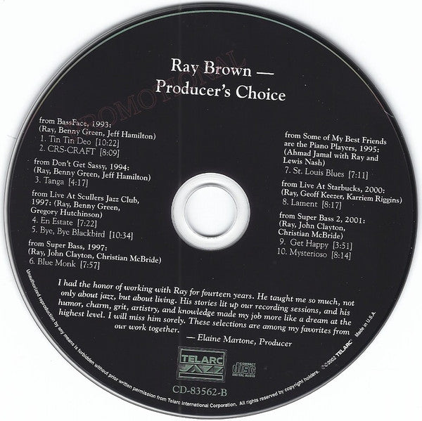 Ray Brown, Monty Alexander, Russell Malone - Ray Brown Monty Alexander Russell Malone (CD) - 2002