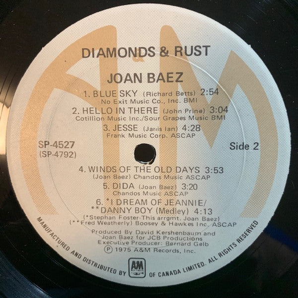 Joan Baez - Diamonds & Rust