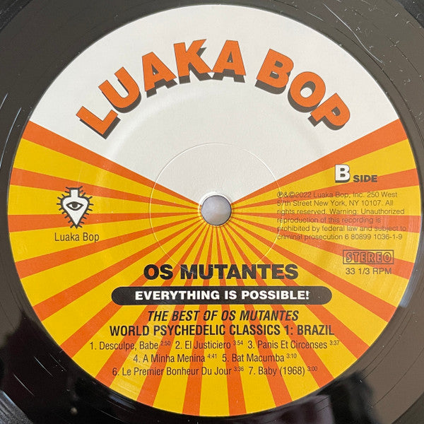 Os Mutantes - Everything Is Possible! - The Best Of Os Mutantes - 2022