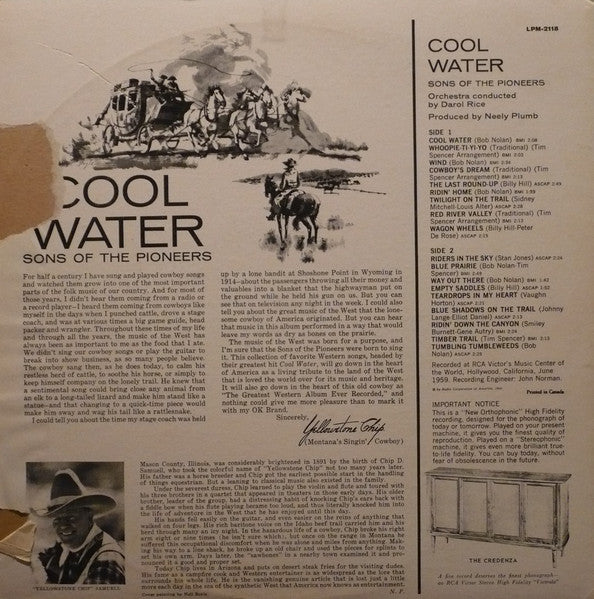 The Sons Of The Pioneers - Cool Water