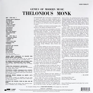 Thelonious Monk - Genius Of Modern Music (Volume One)