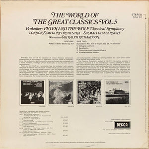 Sergei Prokofiev / Sir Malcolm Sargent, Ralph Richardson (2), London Symphony Orchestra - Peter And The Wolf -