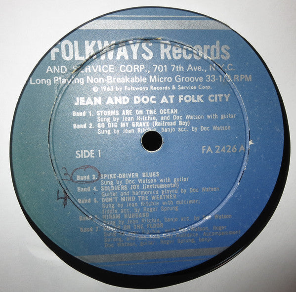 Jean Ritchie And Doc Watson - Jean Ritchie And Doc Watson At Folk City -