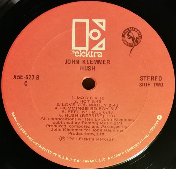John Klemmer - Hush - 1981