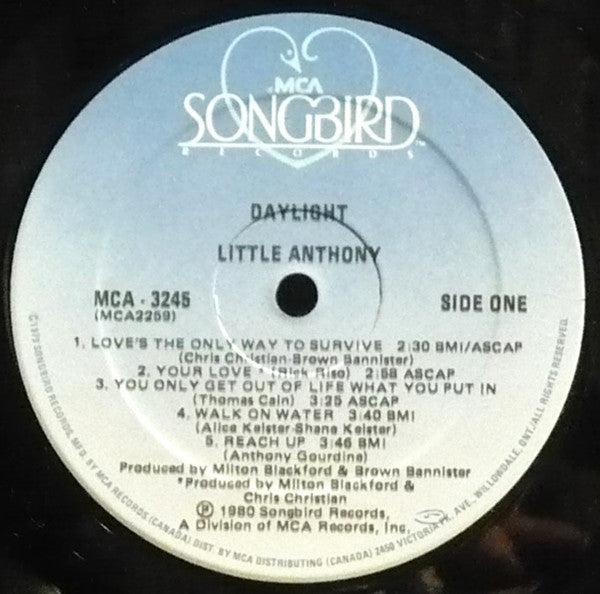 Little Anthony - Daylight - 1980