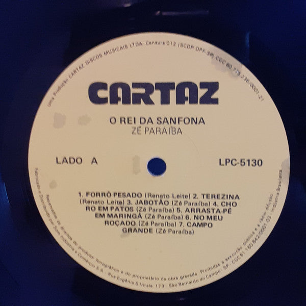 Zé Paraíba - O Rei Da Sanfona -