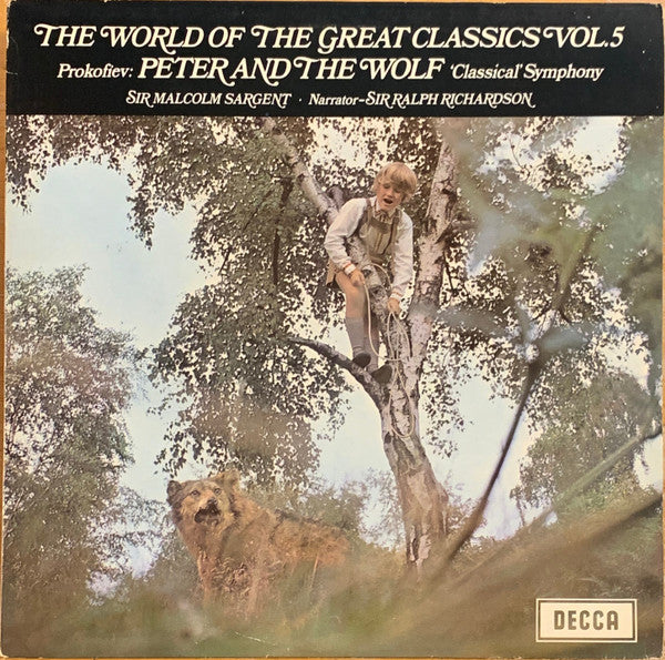 Sergei Prokofiev / Sir Malcolm Sargent, Ralph Richardson (2), London Symphony Orchestra - Peter And The Wolf -