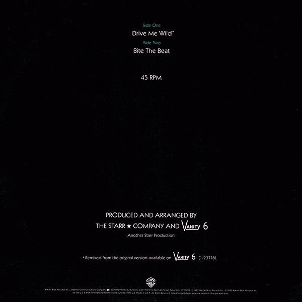 Vanity 6 - Drive Me Wild - 1983