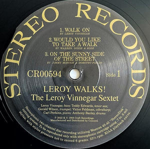 Leroy Vinnegar Sextet - Leroy Walks! 2023 - Quarantunes
