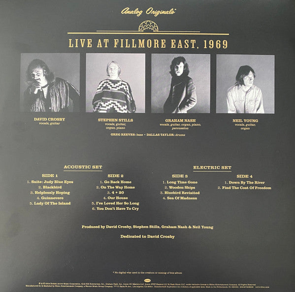 Crosby, Stills, Nash & Young - Live At Fillmore East, 1969 - 2024
