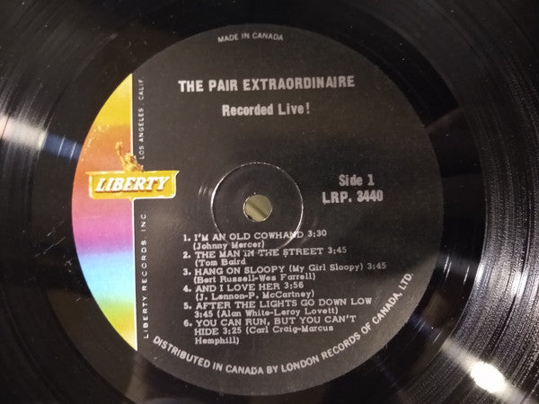 The Pair Extraordinaire - The Pair Extraordinaire Vinyl Record