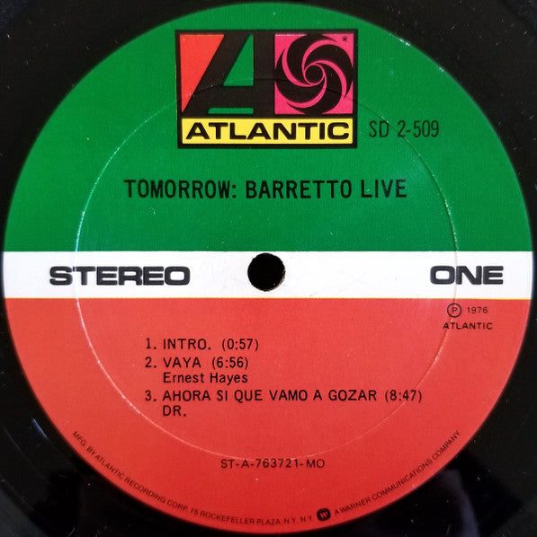 Ray Barretto - Tomorrow: Barretto Live - 1976