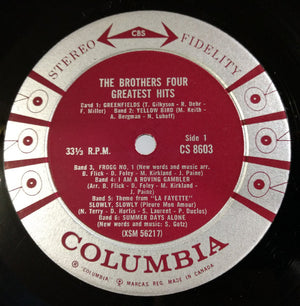 Brothers Four, The - Greatest Hits - 1962