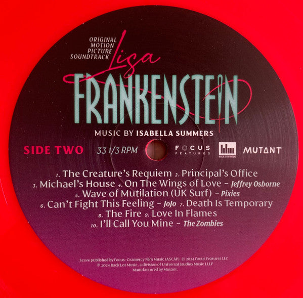 Isabella Summers - Lisa Frankenstein - Original Motion Picture Soundtrack - 2024