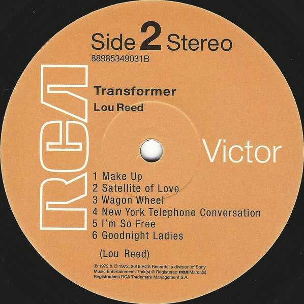 Lou Reed - Transformer - 2016