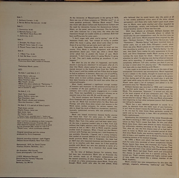 Thelonious Monk - Brilliance - 1975