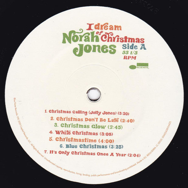 Norah Jones - I Dream Of Christmas Vinyl Record