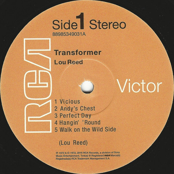 Lou Reed - Transformer - 2016