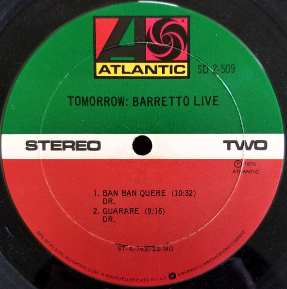 Ray Barretto - Tomorrow: Barretto Live - 1976