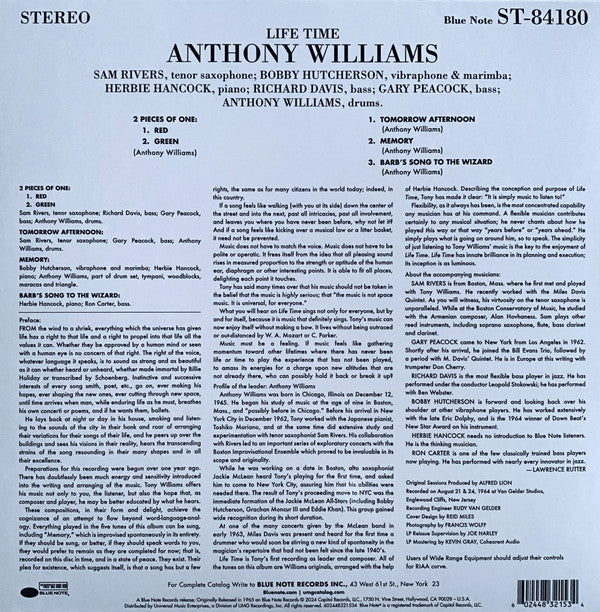 Anthony Williams - Life Time