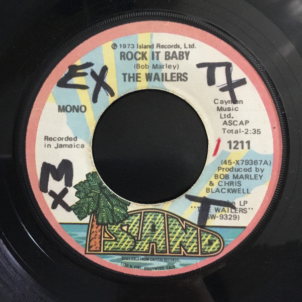 Wailers, The - Rock It Baby / Stop That Train (Instrumental) - 1973