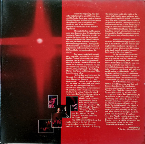 Ray Barretto - Tomorrow: Barretto Live - 1976