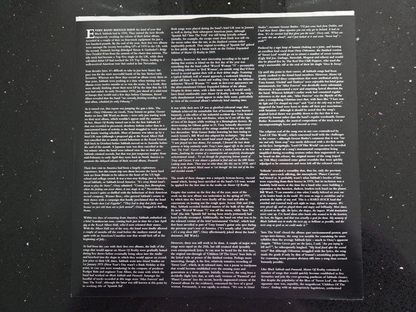 Black Sabbath - Master Of Reality - 2022