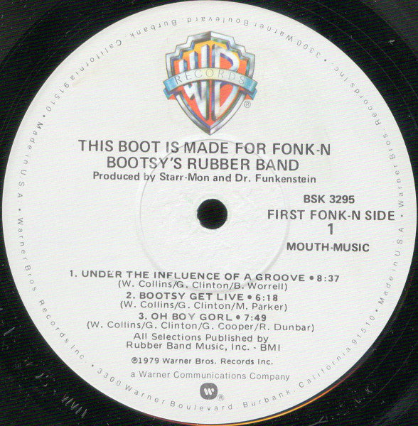 Bootsy's Rubber Band - This Boot Is Made For Fonk-n - 1979