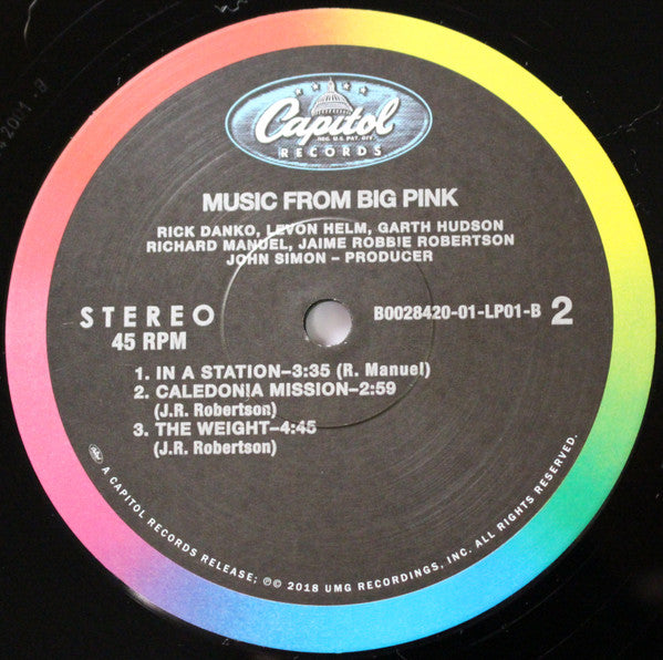 The Band - Music From Big Pink Vinyl Record