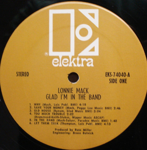 Lonnie Mack - Glad I'm In The Band - 1969