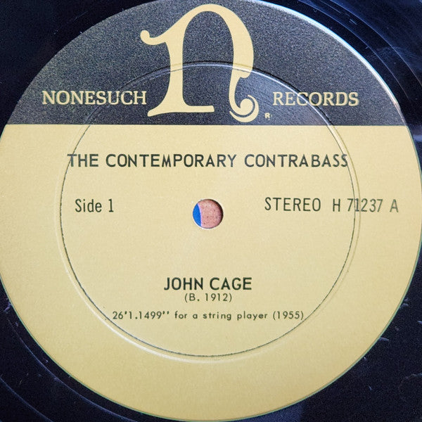 John Cage - The Contemporary Contrabass